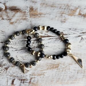 Erimsh Stackable Two Piece Stretch Bracelets